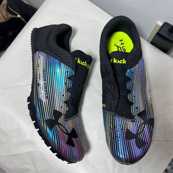 Under Armour Kick Sprint Men's 1273939-004 Fast Run Racing Shoes Size 10 - Picture 4 of 14